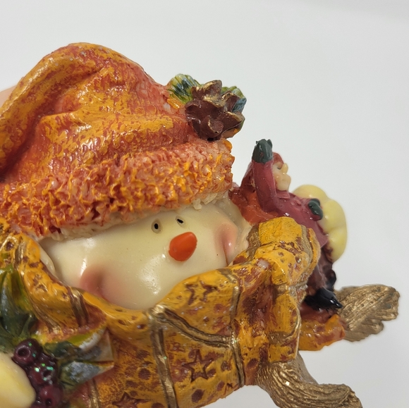 Snowman Winter Holiday Candle Topper Decor - Picture 6 of 9